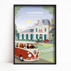 Affiche de Plombières-les-Bains, le Casino du parc impérial