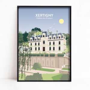 Affiche de Xertigny, le château des Brasseurs et le parc