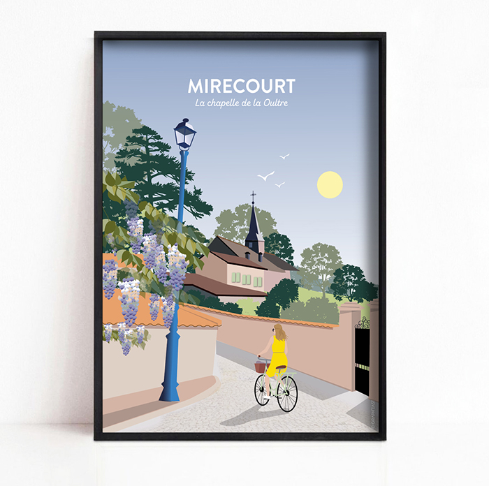 Affiche de Mirecourt, la chappelle de la Oultre GraphEast
