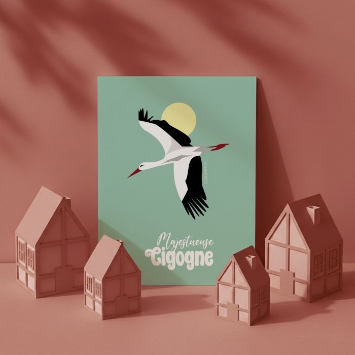 Carte postale  collector, La route des vins d'alsace GraphEast