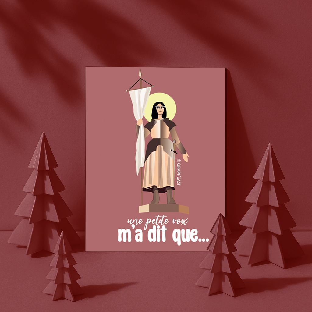 Carte postale  collector,  La Vache vosgienne GraphEast