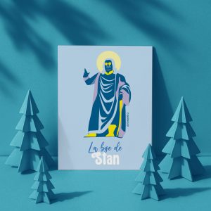 Carte postale  collector, Le bien-aimé Stanislas