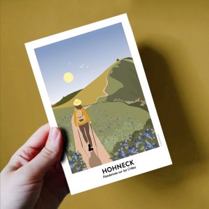 Carte postale du Hohneck avec les chamois