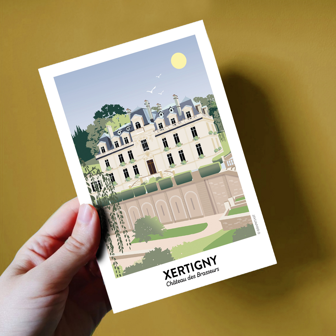 Carte postale de Plombières-les-Bains, centre-ville GraphEast