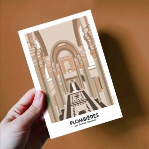 Carte postale de Plombières-les-Bains, les thermes Napoléon