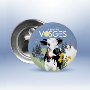 Magnet VOSGES, vache Vosgienne