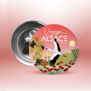 Magnet ALSACE, la belle Cigogne