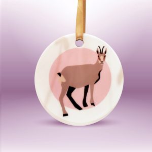 Médaillon GRAPH&rsquo;EAST X BYMUSE, mignon chamois