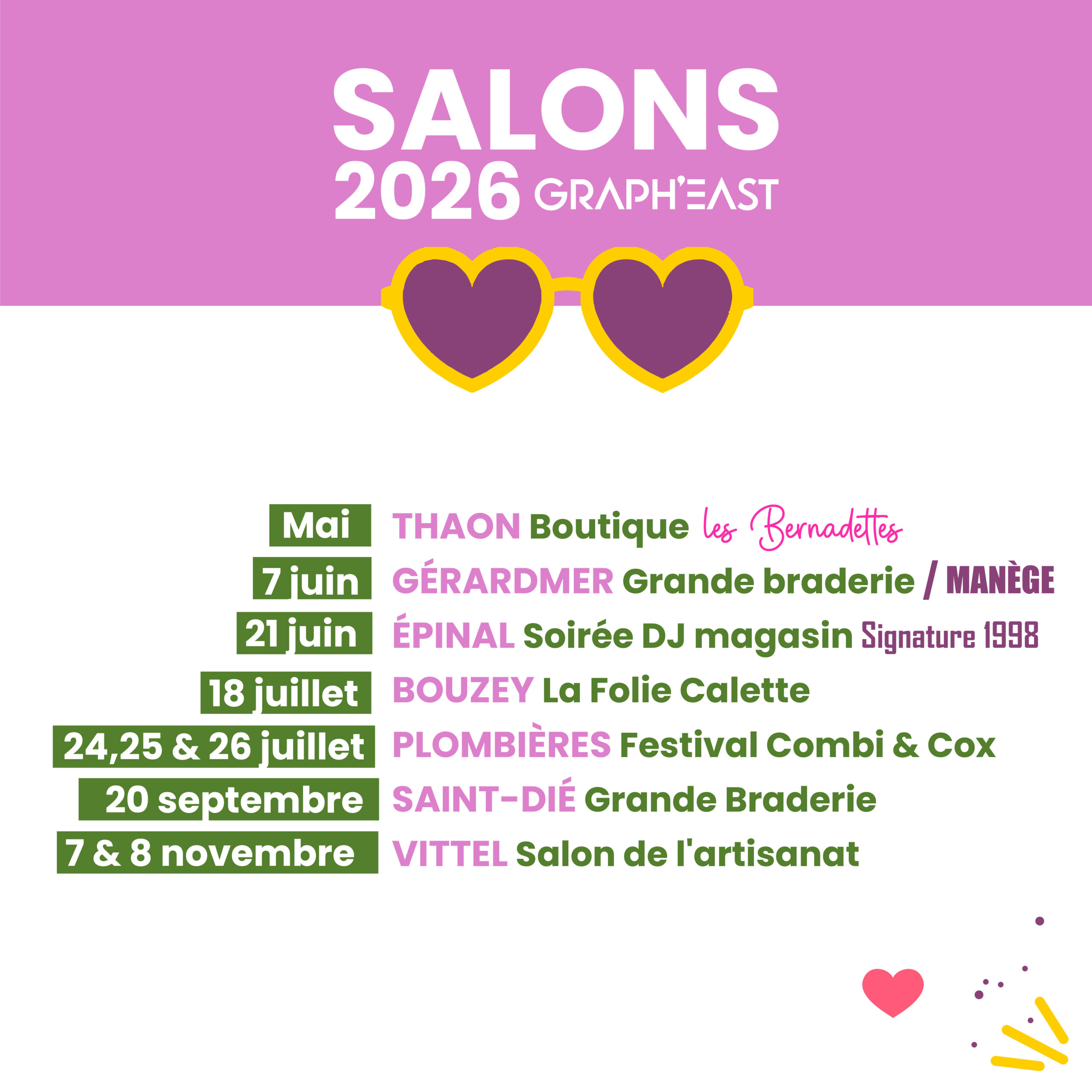You are currently viewing La saison des salons est OUVERTE !