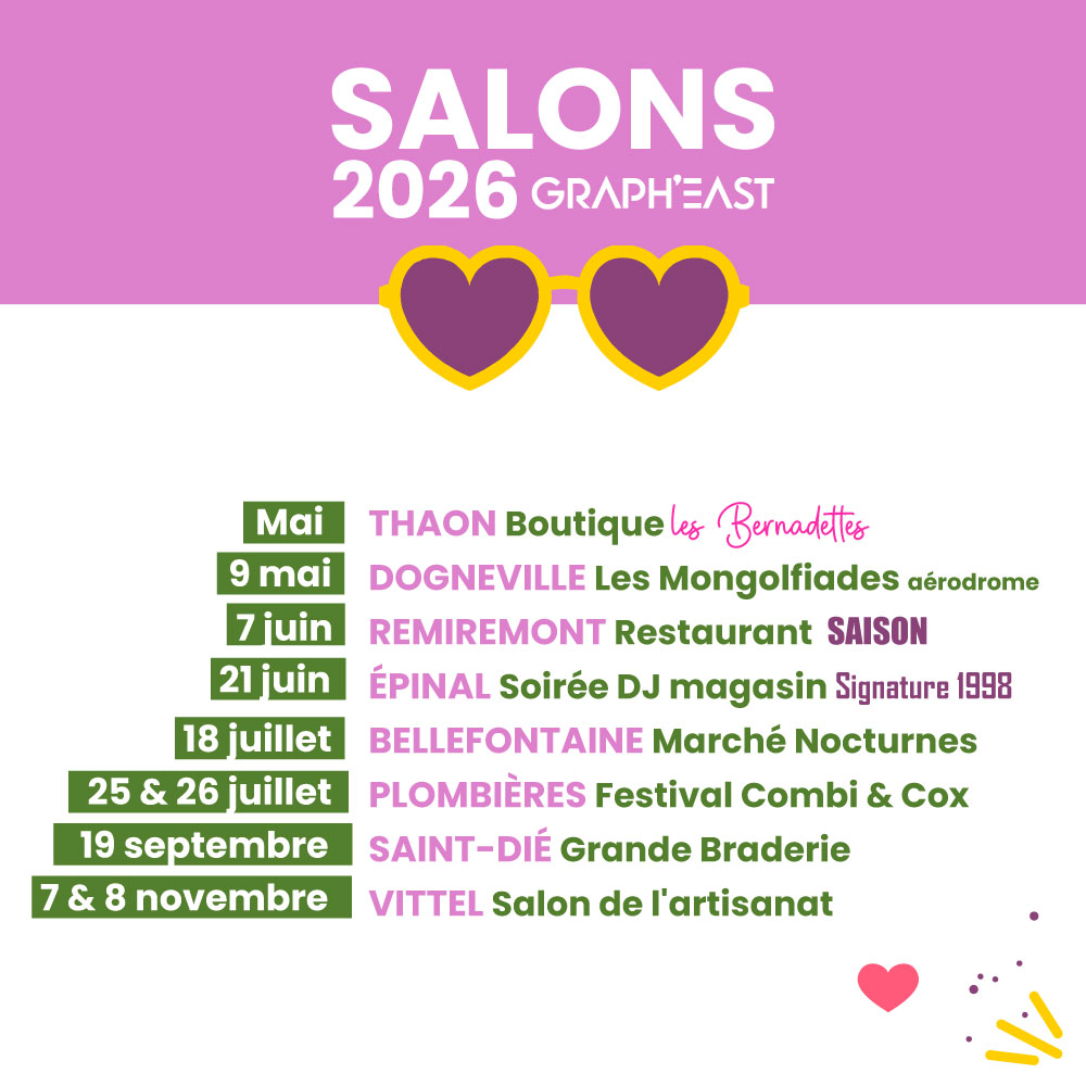 Lire la suite à propos de l’article La saison des salons est OUVERTE !