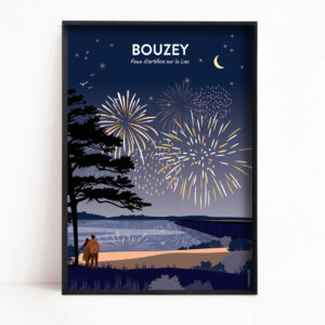 AFFICHE Lac de Bouzey