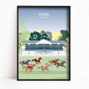 AFFICHE Vittel hippodrome