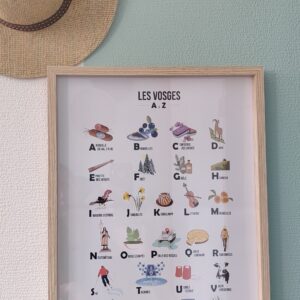 AFFICHE Les Vosges de A à Z