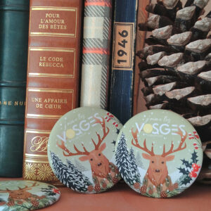 MAGNET Vosges Cerf Noël